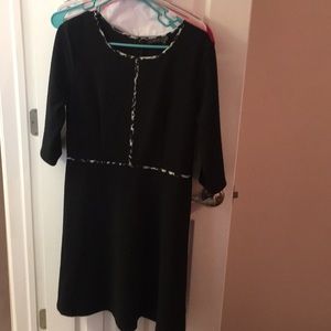 Flattering black dress